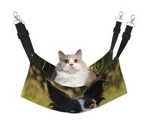 WBQLSL Pastoralist - Hamaca colgante grande impresa para gatos, hurones, cachorros, conejos, animales pequeños