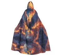 WBQLSL Phoenix NirvanaHalloween - Bata de fiesta con capucha adecuada para fiestas de disfraces y fiestas de vacaciones