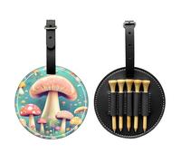 WBQLSL Pretty Little Mushrooms - Bolsa de almacenamiento para camisetas de golf estampadas, diseño ligero para un almacenamiento rápido de camisetas