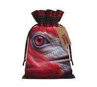 WBQLSL Primer plano con estampado de flamencos con bolsillo de flores de 8.3 x 11.8 pulgadas, bolsa de regalo para decoración de fiestas navideñas, bolsa de almacenamiento de dulces