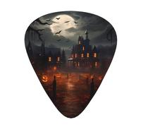 WBQLSL Púas de guitarra All Hallows' Eve (finas/medianas/gruesas) adecuadas para todo tipo de instrumentos de cuerda,
