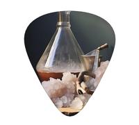WBQLSL Púas de guitarra Crystal Sugar (finas/medianas/gruesas) adecuadas para todo tipo de instrumentos de cuerda,