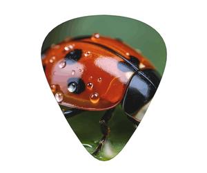 WBQLSL Púas de guitarra Ladybird (finas/medianas/gruesas) adecuadas para todo tipo de instrumentos de cuerda,
