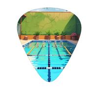 WBQLSL Púas de guitarra para flamenco y piscina (finas/medianas/gruesas) adecuadas para todo tipo de instrumentos de cuerda,