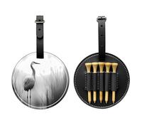 WBQLSL Red Crowned Crane - Bolsa de almacenamiento para camisetas de golf, diseño ligero para un almacenamiento rápido de camisetas