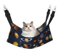 WBQLSL Solar System Planets - Hamaca colgante grande impresa para gatos, hurones, cachorros, conejos, animales pequeños