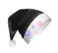 WBQLSL Sombrero de fiesta cálido y peludo con lámpara de calabaza, perfecto para decoraciones y regalos de fiesta de vacaciones