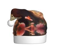 WBQLSL Sombrero de Papá Noel con estampado de oso HeadUp, decoración de fiesta de Navidad y Año Nuevo, sombrero de actuación en escenario