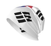 WBQLSL Sombrero de punto cálido con estampado de la bandera de la República de Corea: fácil de combinar para el hogar, uso diario, viajes y esquí, color negro