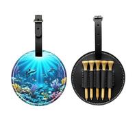 WBQLSL Submarine Coral Rays - Bolsa de almacenamiento para camisetas de golf, diseño ligero para un almacenamiento rápido de camisetas