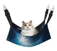 WBQLSL Submarine World - Hamaca colgante con diseño de jaula para gatos, hurones, cachorros, conejos, animales pequeños