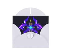 WBQLSL Tarjetas navideñas blancas de plan central, perfectas para cumpleaños, bodas y tarjetas de Navidad