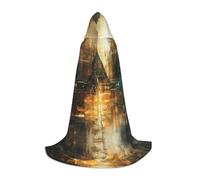 WBQLSL Technology - Capa de mago S con patrón de triángulos, adecuada para adultos y adolescentes, gama de tallas completas S, M, L