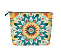 WBQLSL Trompe l'oeil - Neceser de viaje con estampado, bolsa de almacenamiento multifuncional, especialmente diseñada para el almacenamiento de necesidades diarias, color negro, talla única