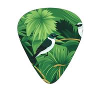 WBQLSL Un par de púas de guitarra de pájaros en la hierba (finas/medianas/gruesas) adecuadas para todo tipo de instrumentos de cuerda,