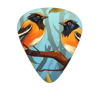 WBQLSL Un par de púas de guitarra orioles (finas/medianas/gruesas) adecuadas para todo tipo de instrumentos de cuerda,