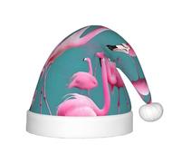 WBQLSL Una bandada de flamencos sombreros de Navidad para niños, fiestas de Navidad, Halloween, actuaciones escénicas y otras escenas de fiesta navideña.