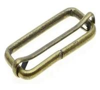 WBTAJZHY Hebilla Deslizante Ajustable de Metal, 10 Piezas/Paquete, Hebillas de Pasador de Rodillo de Alambre, Hebillas de Ajuste de Correa Deslizante, Correas(Antique Brass,Webbing Size 25mm)