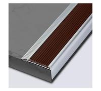 WBTAJZHY Protector de Esquinas de Pared, Protector de Bordes de Piso, moldura de Esquina, moldura de Borde de Escalera, Tiras de moldura de Sellado for peldaños de Interior y Exterior(Brown)
