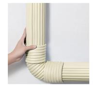 WBTAJZHY Tiras Protectoras de Espuma for Bordes, Protector Esquinas Autoadhesivo 8cm Ancho, Parachoques for Muebles, Chimenea, Escritorio, encimera, Rosa, 1 Uds(Off White,3PCS)