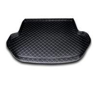WBWBB Coche Alfombrillas Maletero para Maserati GranTurismo 2007-2014, Bandeja Protectora Funda Cuero Antideslizante Impermeable Alfombra Maletero,B/Black
