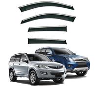 WBWBB Deflectores Laterales para Great Wall X240/X200 MK1 2005-2020, Kit Deflectores Ventana Anti-Lluvia y Reducción de Ruido Delanteras y Traseras Accesorios