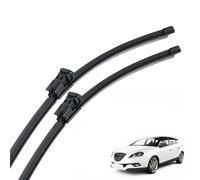 WBWBB Juego de 2 Escobillas Limpiaparabrisas Coche para Lancia Delta 2008-2014 24"+18", Limpieza Silenciosa Goma de Carbono