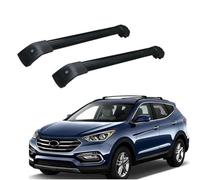 WBWJYAI (1 par) Baca de Coche Coche Barras de Techo para Hyundai Santa Fe 2013 2014 2015 2016 2017 2018 Aluminio,P
