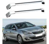 WBWJYAI (1 par) Baca de Coche Coche Barras de Techo para Peugeot 308 SW 2014 2015 2016 2017 2018-2020 Aluminio,O