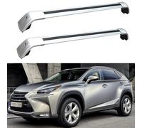 WBWJYAI Barras de Techo Baca de Coche para Lexus NX NX200t NX300H 2015 2016 2017-2020 Barras Transversales Aluminio Premontadas Portabicicletas Incluye Cerradura Capacidad 150 Kg 2 Piezas,O