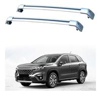 WBWJYAI Barras de Techo Baca de Coche para Suzuki S-Cross 2016+ Barras de Techo con Aluminio, Carga 220 kg para Transporte de Viajepara Coches con rieles 2 Piezas,C
