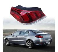 WBWJYAI Piloto Trasero para Peugeot 508 2015 2016 2017 2018, Izquierdo Derecho Luz Trasera Freno Posterior Lámpara Luces Coche Reemplazo,A