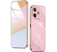 WBWONE Funda para OPPO A5 Pro 5G, Frontera de Oro Carcasa Protectora Antigolpes Suave TPU Silicona Caso Anti-Choques Resistente a los Arañazos - Púrpura
