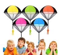 WBYNB 10 Piezas Juguete de Paracaídas, Juguete de Paracaídas al Aire Libre, Juguetes Voladores para lanzar a Mano, Mano Que Lanza Paracaidista, Niños Regalo Fiesta Cumpleaños, Paracaidista Juguete