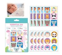 WBZOWRB 60 Piezas Pegatinas Antimosquitos, Parche Repelente, Pegatinas Repelente de Mosquitos de Dibujos Animados, Adecuado para Acampar al Aire Libre para Adultos y Niños