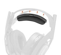 WC BandZ A50 - Reemplazo de Diadema Mejorado para Astro A50 Gen 4 de Wicked Cushions | Magnes Potente, Espuma viscoelástica y Cuero PU | Comodidad Mejorada y fácil instalación | Black