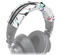 WC BandZ ATH - Funda de Diadema Mejorada para Audio Technica ATH M50X / M50XBT / M50 / M40X / M40 / M40FS / M30X / M30 / M20X / MSR7 de Wicked Cushions | 90's White