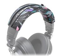 WC BandZ ATH - Funda de Diadema Mejorada para Audio Technica ATH M50X / M50XBT / M50 / M40X / M40 / M40FS / M30X / M30 / M20X / MSR7 de Wicked Cushions | 90's Black