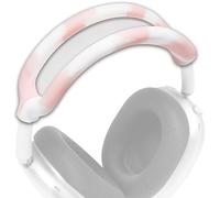 WC BandZ MAX - Funda de Diadema en Silicona Compatible con AirPods MAX 1 & 2 de Wicked Cushions | Comodidad y Protección Mejoradas | Diseños Wicked | Mármol Rosa
