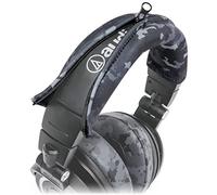 WC BandZ V2 Funda protectora de diadema para auriculares de la serie Audio Technica ATH M - Lavable a máquina, no se descascara - Compatible con M50X / M50XBT / M50 / M40X y otros modelos | Camo negro