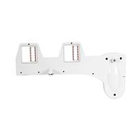 WC Bidé Ducha Inodoro Accesorio Presión de agua Bidé de agua fría ajustable para limpieza íntima Higiénico Cómodo ABS Blanco 44 x 18,5 cm