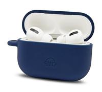 WC CaseZ Compatible con Apple AirPods Pro 1 y 2 - Funda Protectora de Silicona Suave con Llavero de Wicked Cushions | Resistente a Golpes, al Polvo y con diseños increíbles | Navy