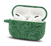 WC CaseZ Compatible con Apple AirPods Pro 1 y 2 - Funda Protectora de Silicona Suave con Llavero de Wicked Cushions | Resistente a Golpes, al Polvo y con diseños increíbles | Emerald Tide