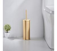 WC Cepillo para Inodoro Escobilla De Baño Y Soporte Escobilla De Baño Higiénico Y Limpio Lujosos Accesorios Baños Escobillero De WC Portaescobilla Oro