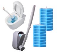 WC Cleaner Refills, Bathroom Toilet Brush, Calcium Buildup Cleaner, Grout Cleaning Brush, Toilet Brush for Bathroom, Bathroom Scrubber Wand, Refill Pads for Toilet Brush