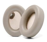 WC Cojines mas Gruesos para Auriculares Sony WH1000XM4 Fabricados por Wicked Cushions - Cuero Suave, Lujosa Espuma viscoelástica más Gruesa | Trabajos de sensores | Beige