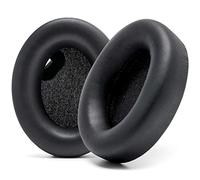 WC Cojines mas Gruesos para Auriculares Sony WH1000XM4 Fabricados por Wicked Cushions - Cuero Suave, Lujosa Espuma viscoelástica más Gruesa | Trabajos de sensores | Negro