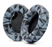 WC Cojines mas Gruesos para Auriculares Sony WH1000XM4 Fabricados por Wicked Cushions - Cuero Suave, Lujosa Espuma viscoelástica más Gruesa | Trabajos de sensores | Geo Grey
