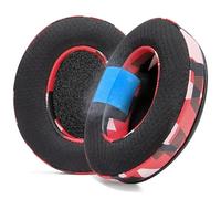 WC Freeze - Almohadillas de Gel de enfriamiento de Tela híbrida compatibles con HyperX Cloud, Steelseries Arctis, ATH M50X, Turtle Beach Stealth - Cómodas y Frescas por más Tiempo | Red Prism