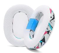 WC Freeze Inzone - Almohadillas de Repuesto de Gel refrigerante para Auriculares Sony Inzone H9 y H7 de Wicked Cushions - Aumenta la Comodidad, la Durabilidad y el Grosor | 90's White